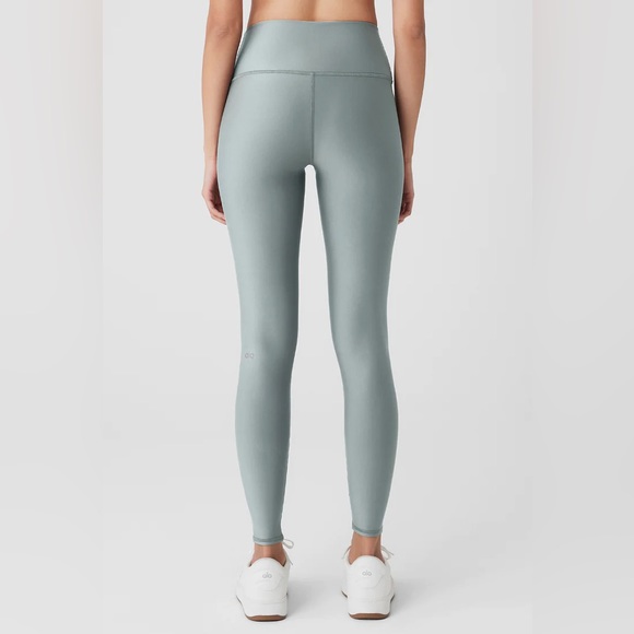 Alo Yoga Womens airlift high wasited cosmic grey leggings size medium - Picture 2 of 6